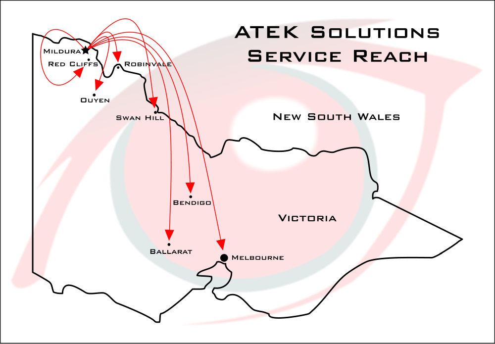 The ATEK Solutions Service Reach